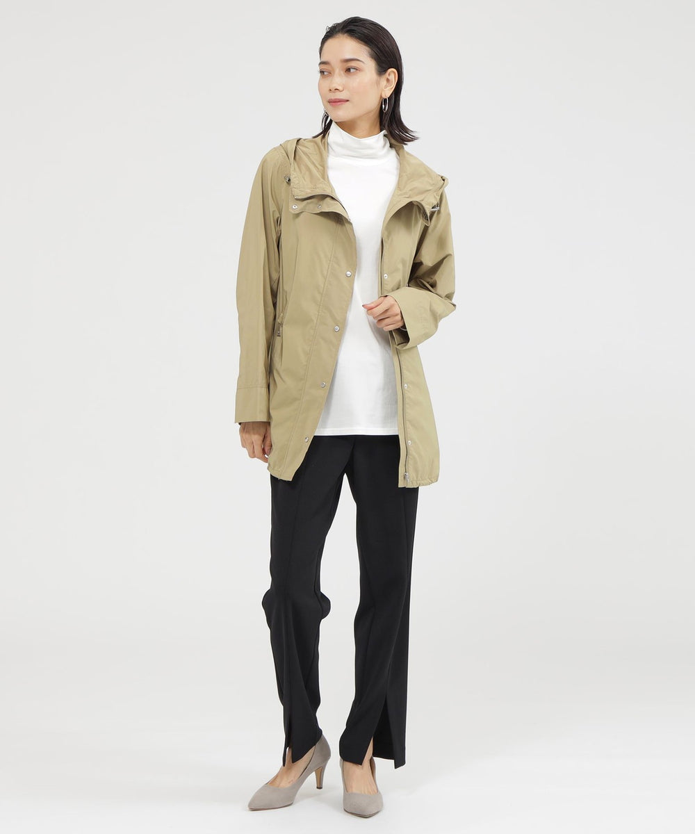 はっ水】【ウォッシャブル】マイクロタフタミドルコート(コート)｜EVEX