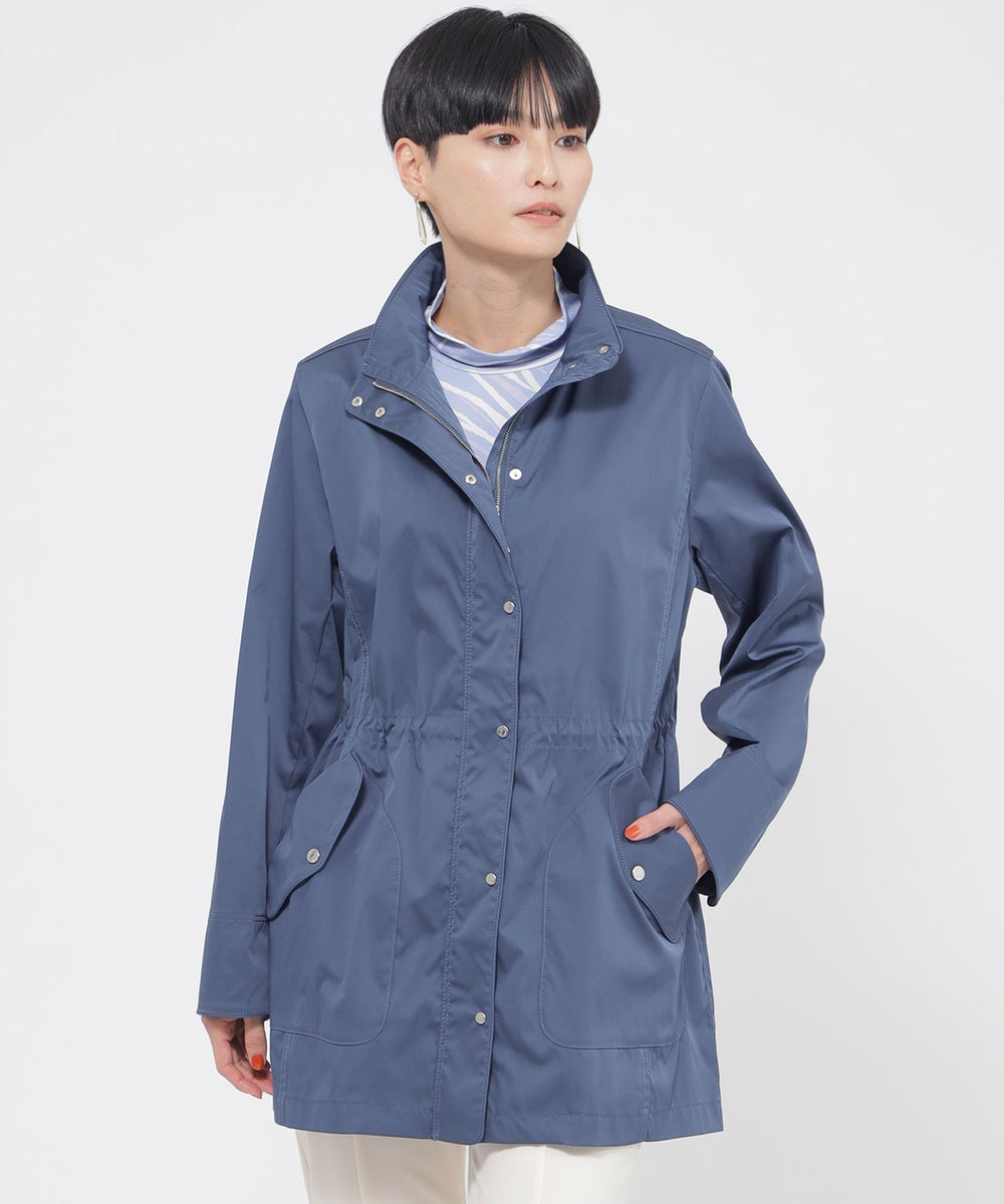 はっ水】【花粉対策】【ウォッシャブル】ポランタフタスタンドカラー