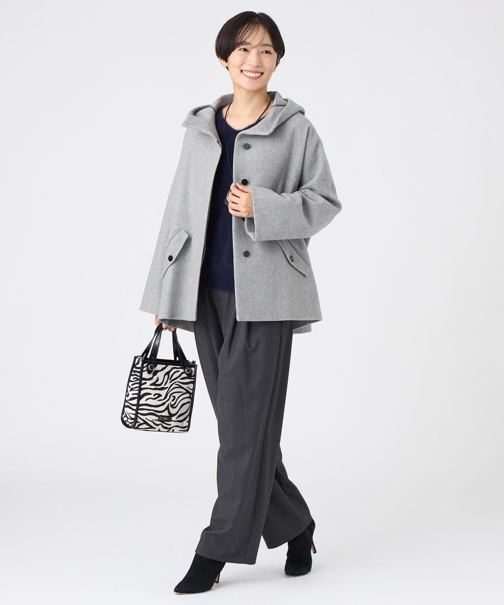 SANYO Style EDITION掲載】ウールスーパービーバーフーデッドコート