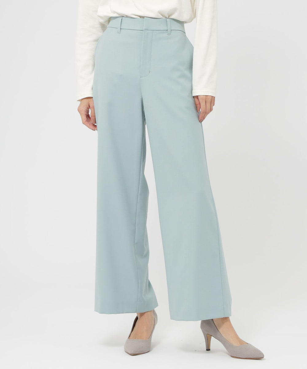 23AW＊Wings掲載＊【ウォッシャブル】ウールミルドセミワイドパンツ