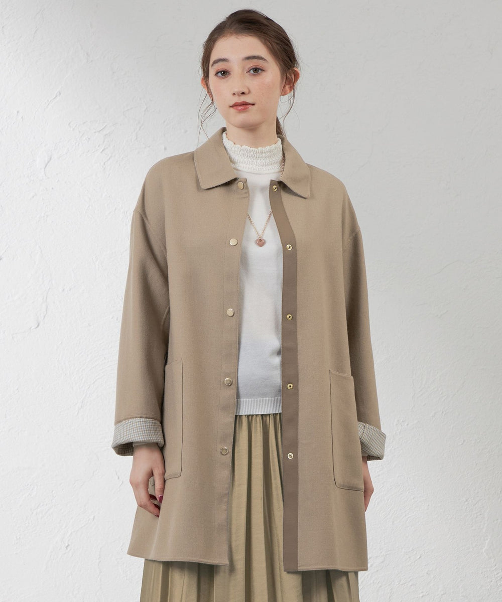 STORY掲載】ステンカラーリバーコート(コート)｜AMACA(アマカ)の