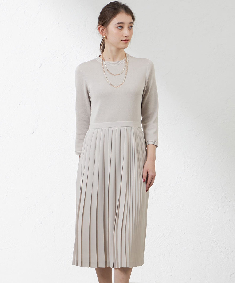 布帛コンビニットワンピワンピース(ワンピース)｜AMACA(アマカ)の