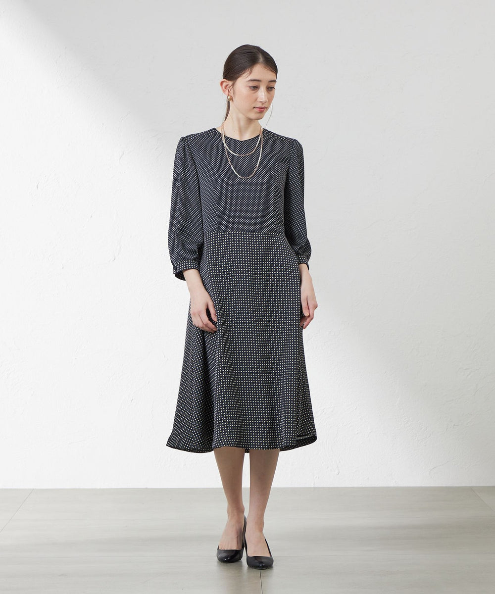ダイヤドットプリントワンピース(ワンピース)｜AMACA(アマカ)の