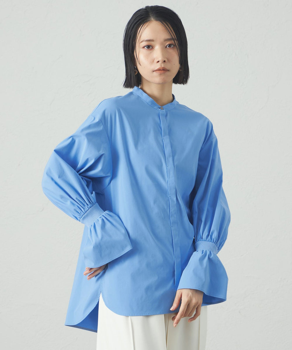 吸水速乾】ボリュームスリーブブラウス(トップス)｜CAST:(キャスト