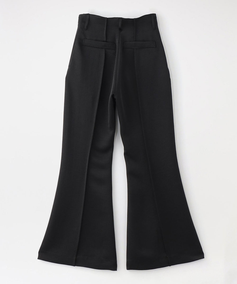 YOHEI OHNO/ヨウヘイオオノ】サテンフレアパンツ ＂Our Basic＂ Satin