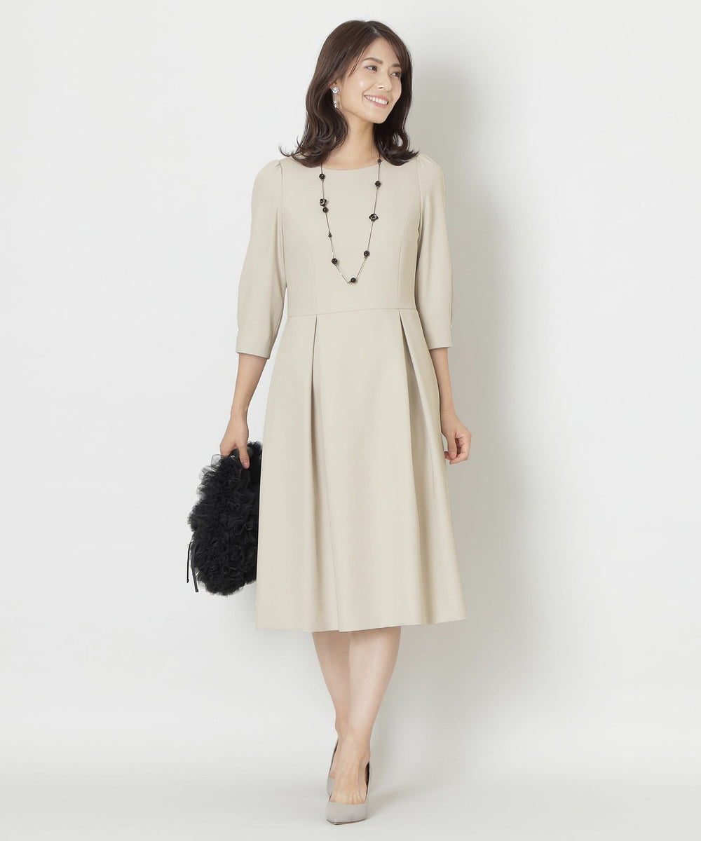 ダブルサテン ワンピース(ワンピース)｜TO BE CHIC(トゥー ビー シック