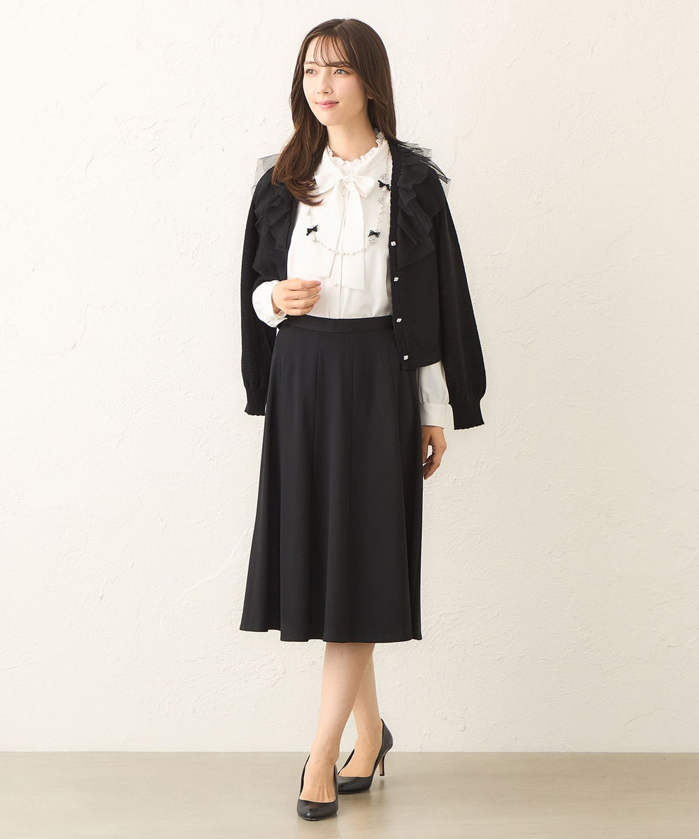 L】チュールケープカラー カーディガン(トップス)｜TO BE CHIC(トゥー