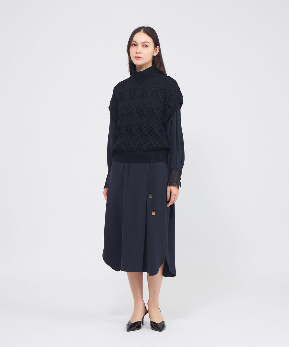 ケーブルニット タートルネックジレ(トップス)｜EPOCA(エポカ)の