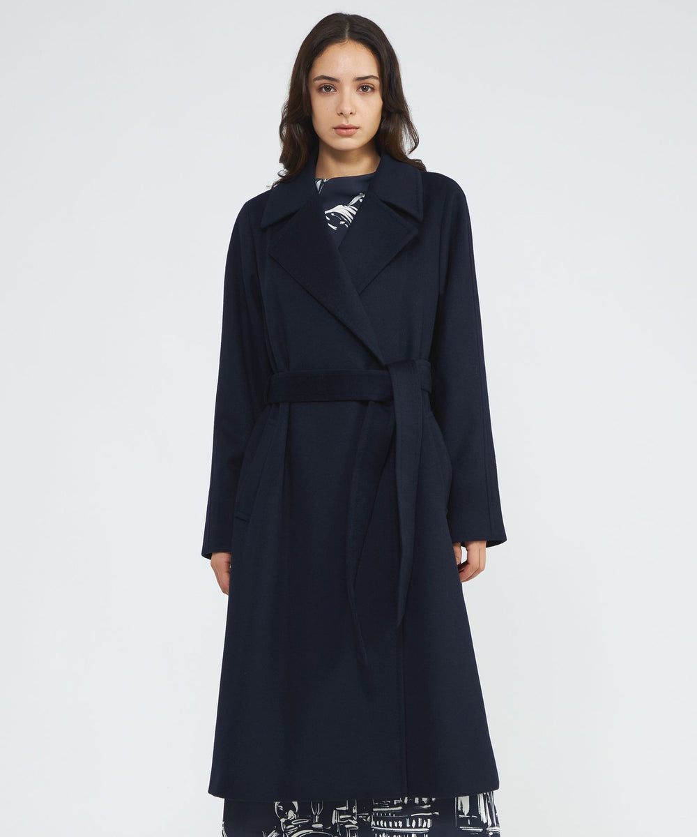 ジーロンラムウール ベルテッドロングコート(コート)｜EPOCA(エポカ)の