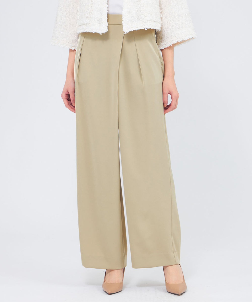 グロッシーツイル タックワイドパンツ(パンツ)｜EPOCA(エポカ)の