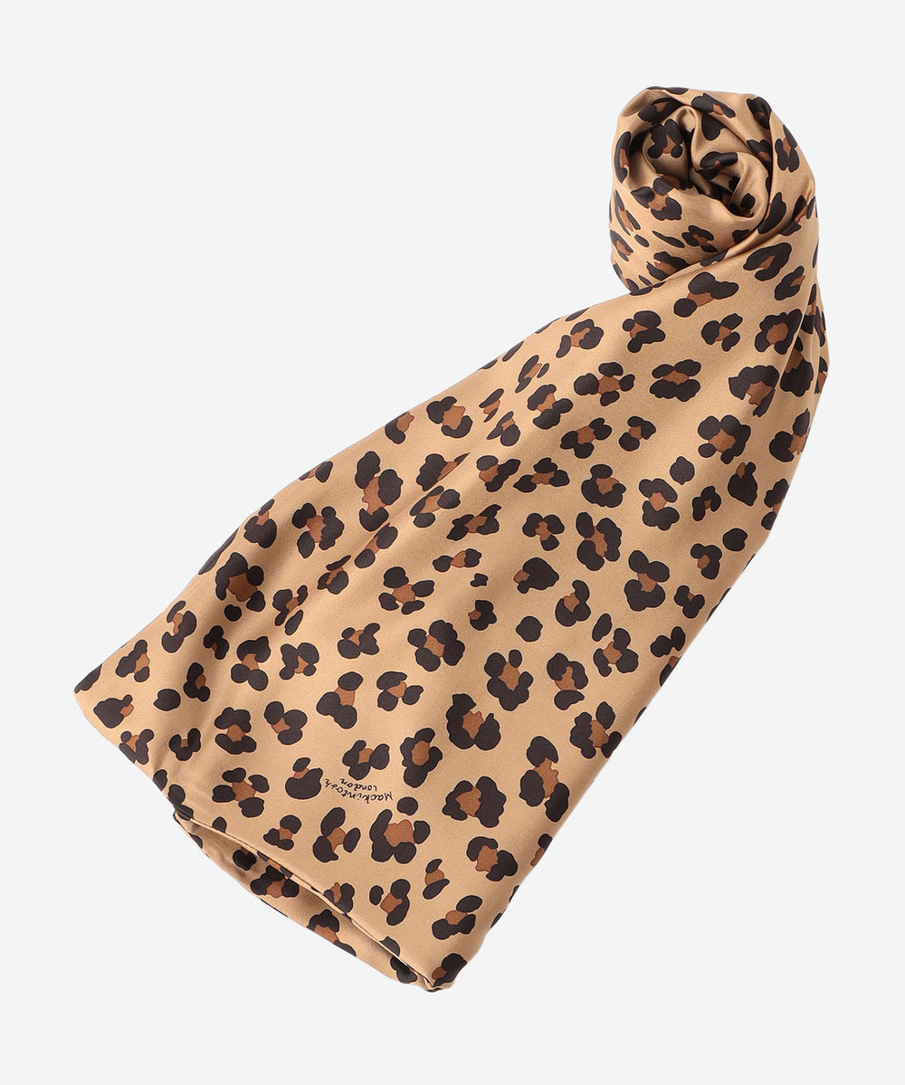 婦人画報掲載】レオパードニットコンビスヌードスカーフ(マフラー