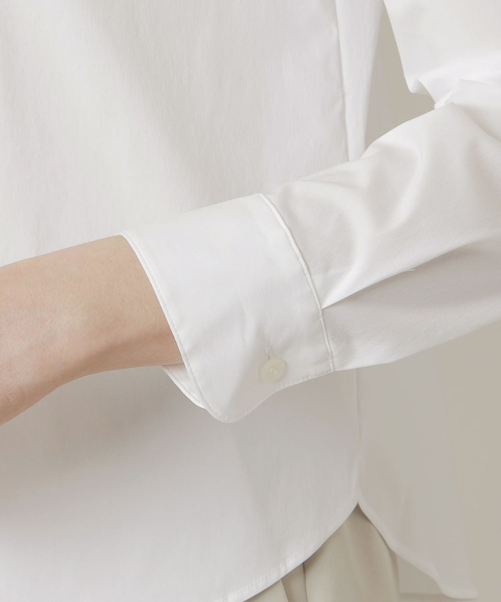 コットンナイロンストレッチフリルブラウス(トップス)｜MACKINTOSH