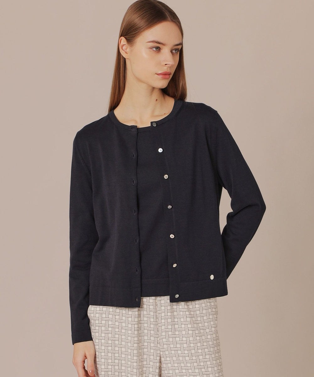 The Essential Collection】スビンコットンニットカーディガン