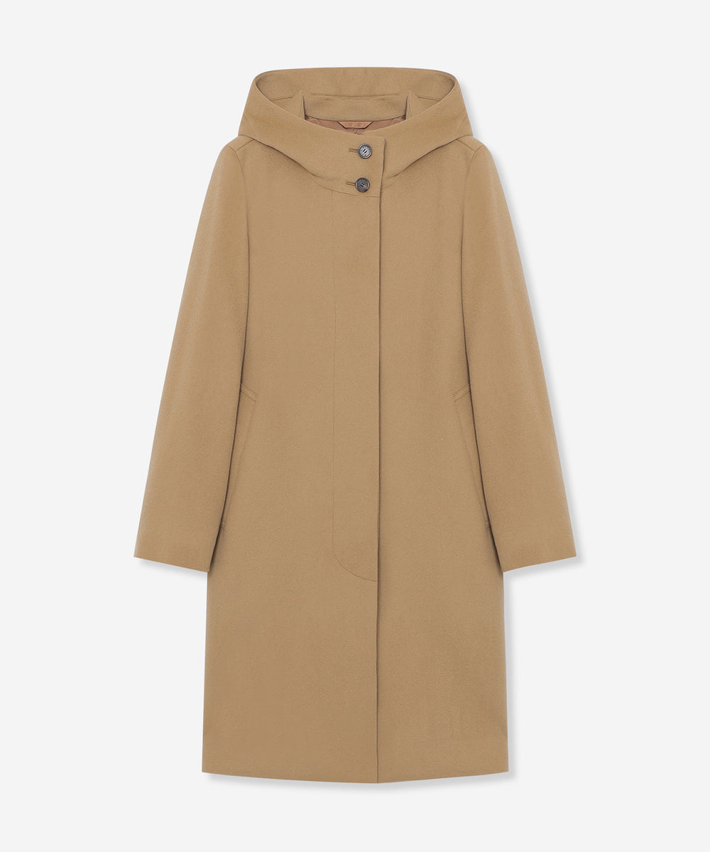 WEB・一部店舗限定】ソフトウールモッサフーデットコート(コート