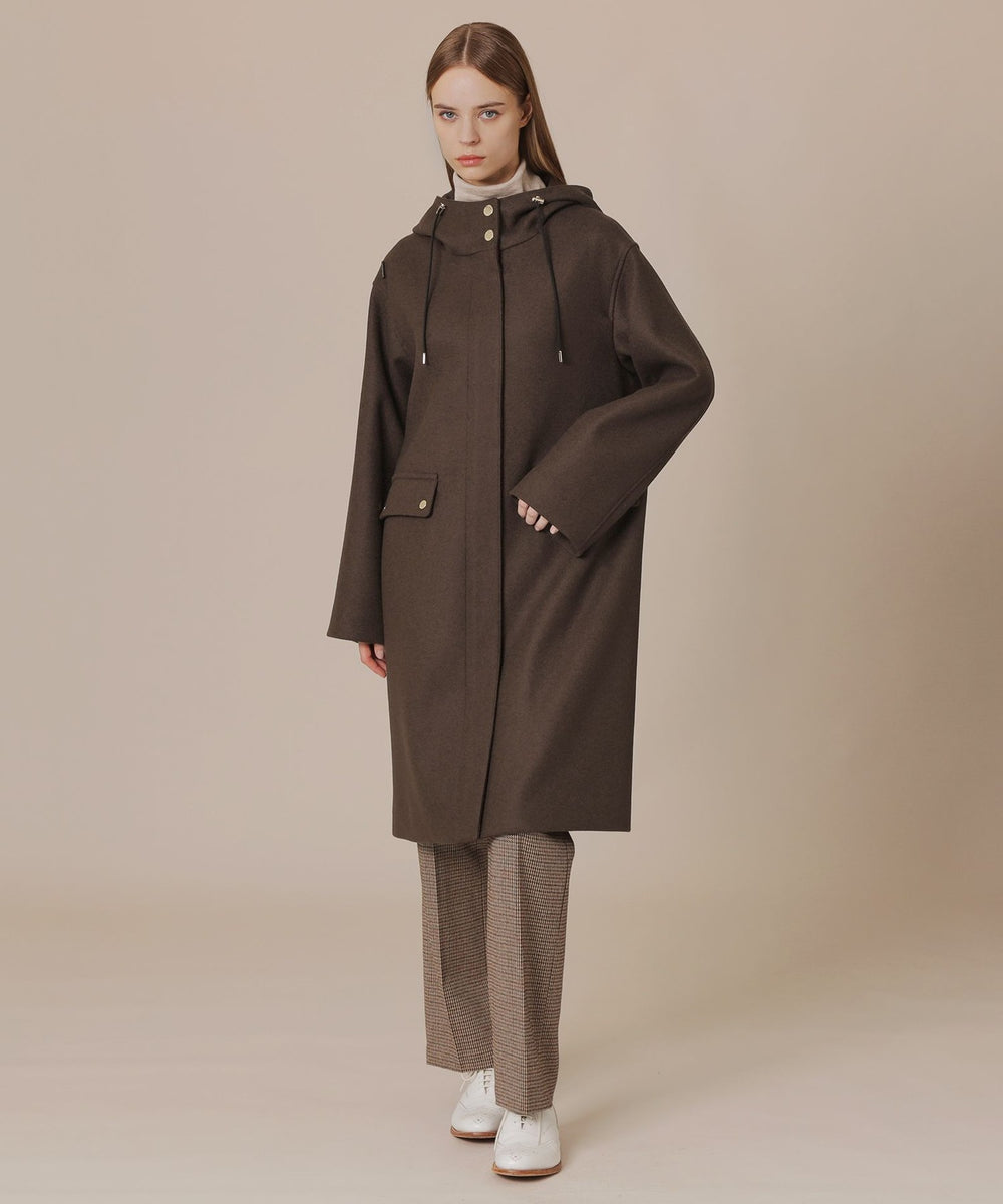 ウールメルトンフーデットコート(コート)｜MACKINTOSH LONDON