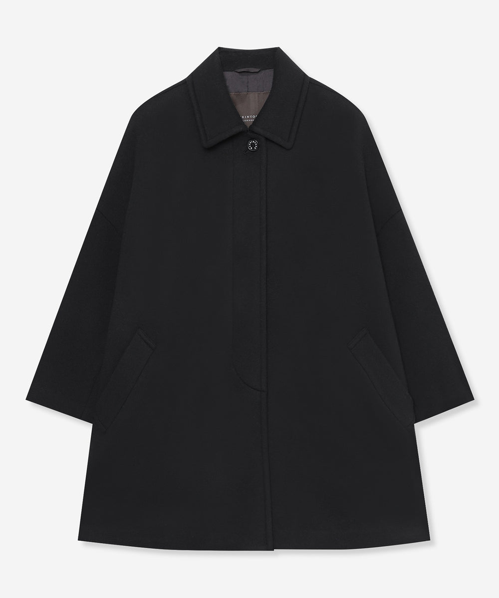 ROSLEY/ロズリー】ピュアラムビーバーステンカラーコート(コート