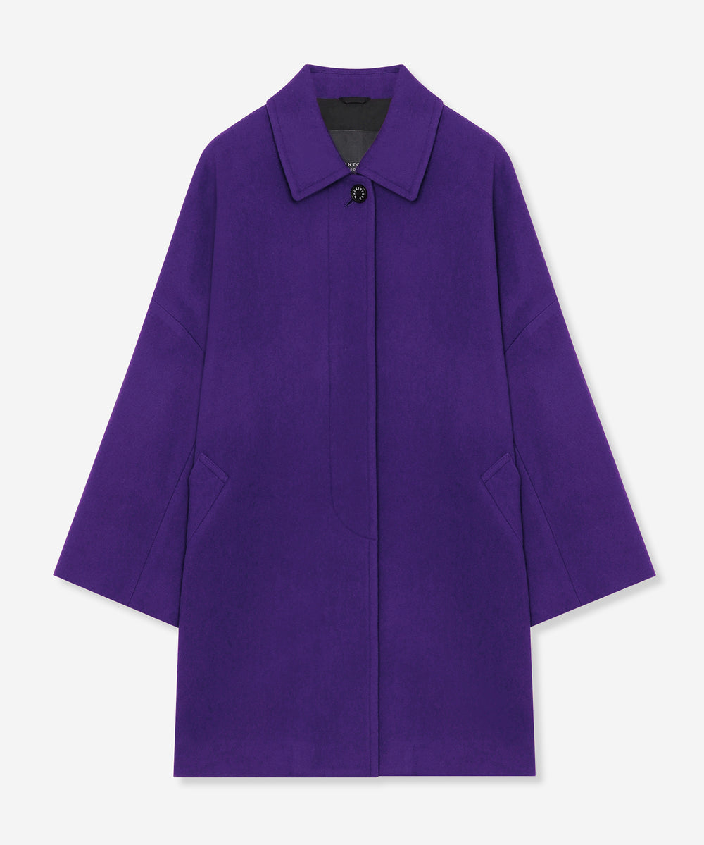 ROSLEY/ロズリー】ファインウールメルトンステンカラーコート(コート