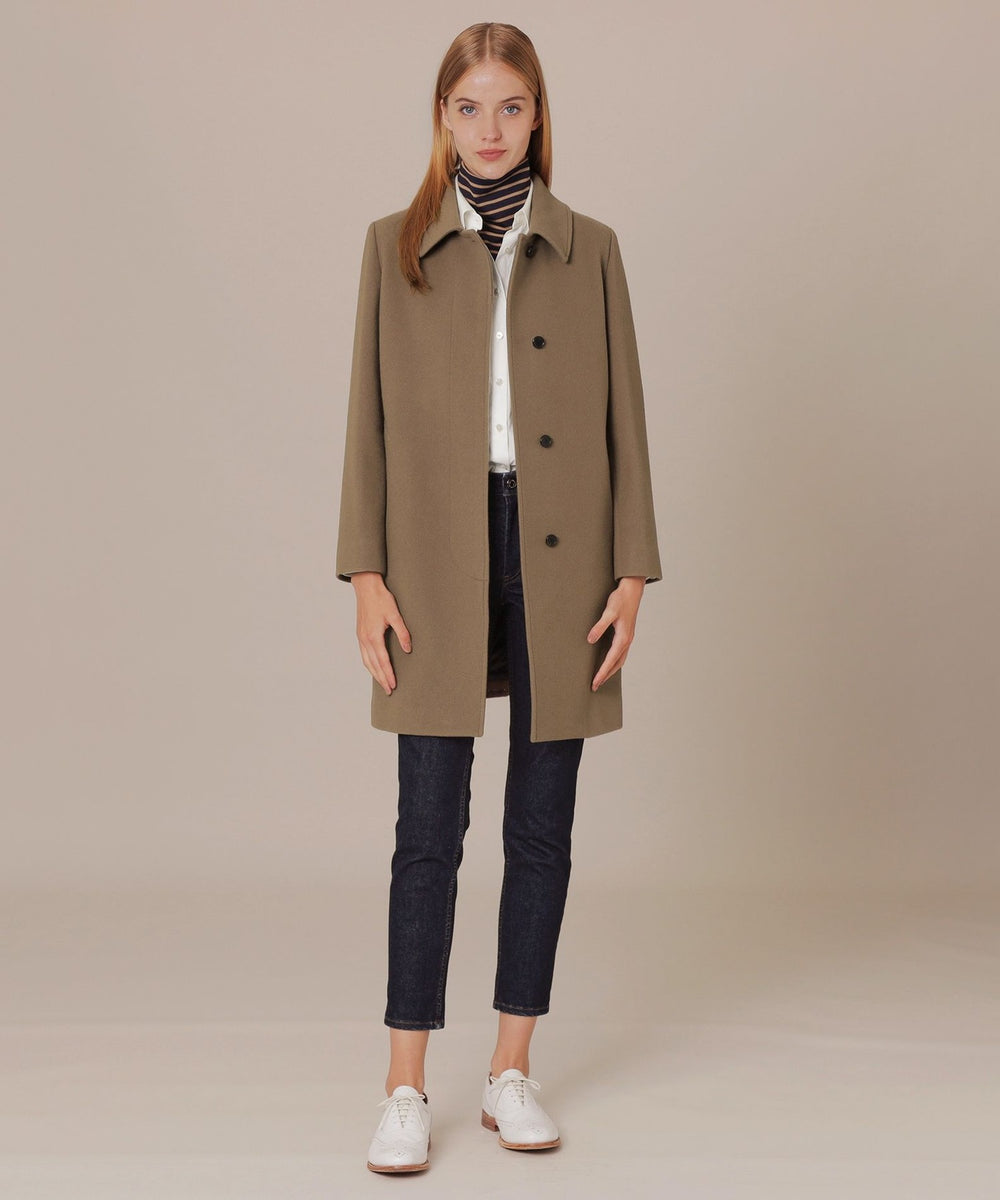 L】【BANTON/バントン】ファインウールナイロンコート(コート