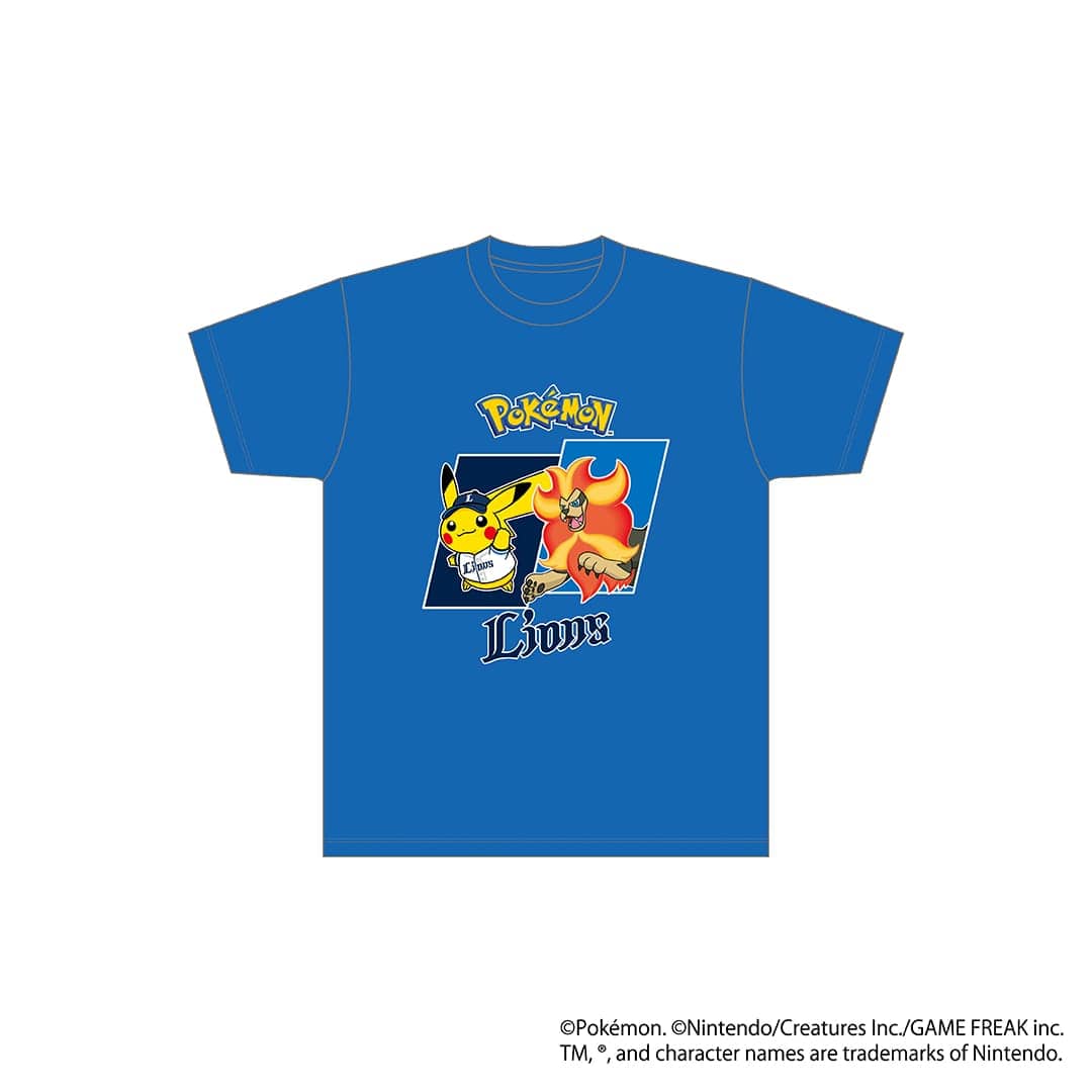 予約】ポケモン2026 ライオンズ Tシャツ 130サイズ: Tシャツ | 埼玉