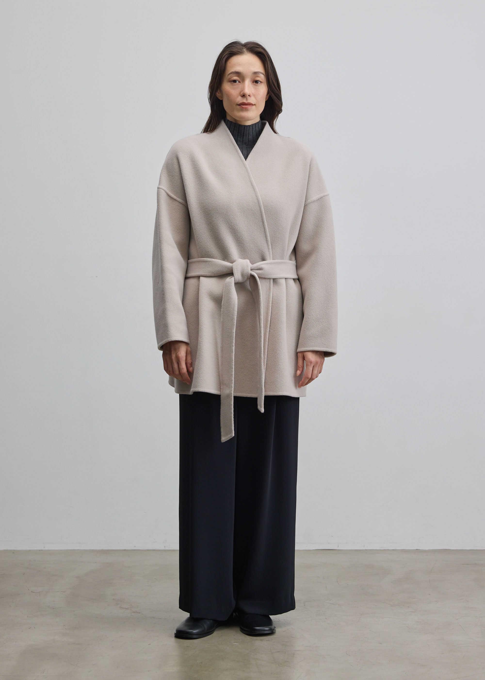 ウールリバーミディコート - SOÉJU online store｜上質な大人の女性の