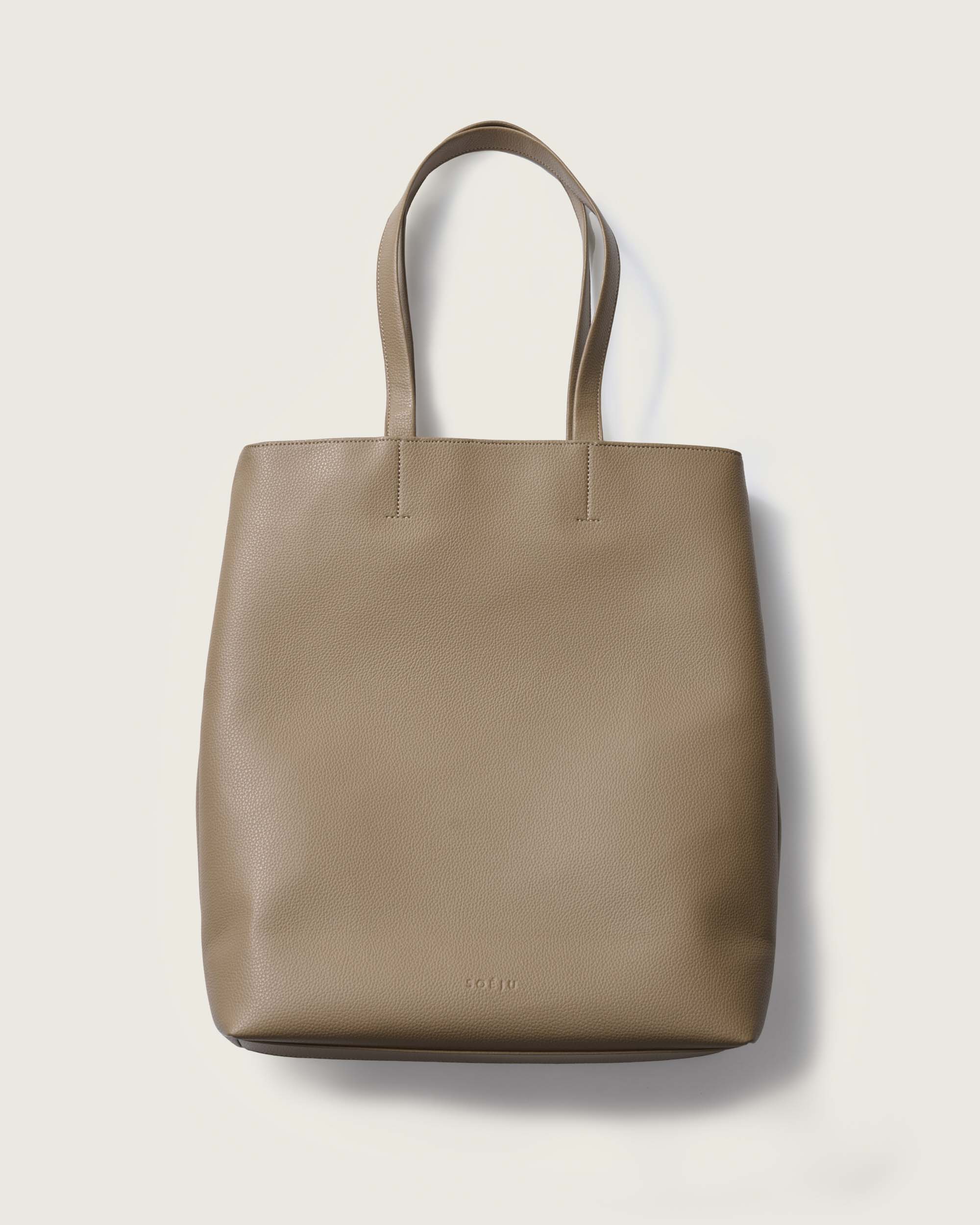 ヴィーガンレザレットマチ付きトートバッグ - SOÉJU online store