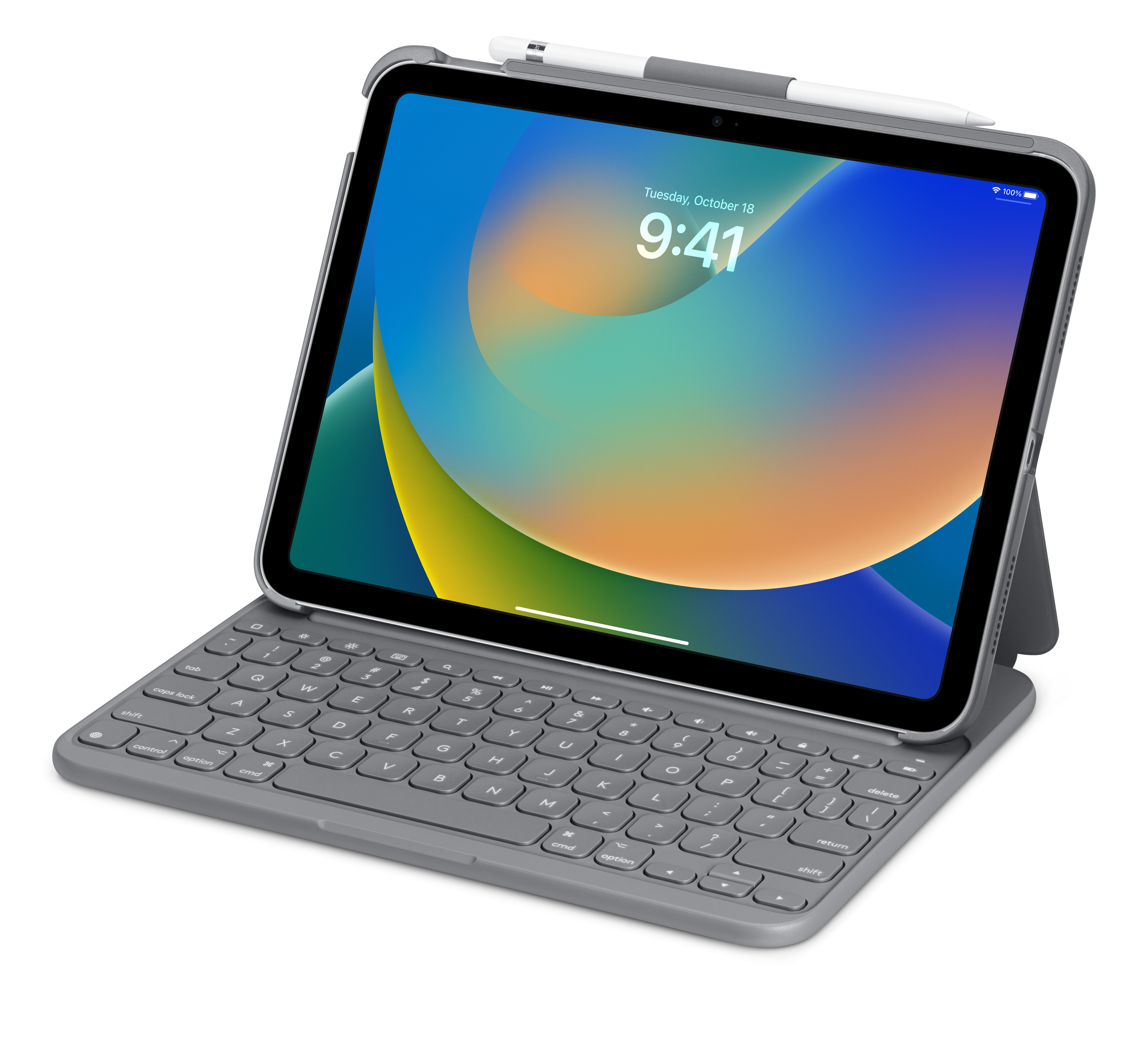Logitech Slim Folio Keyboard for iPad (10th generation) - Apple