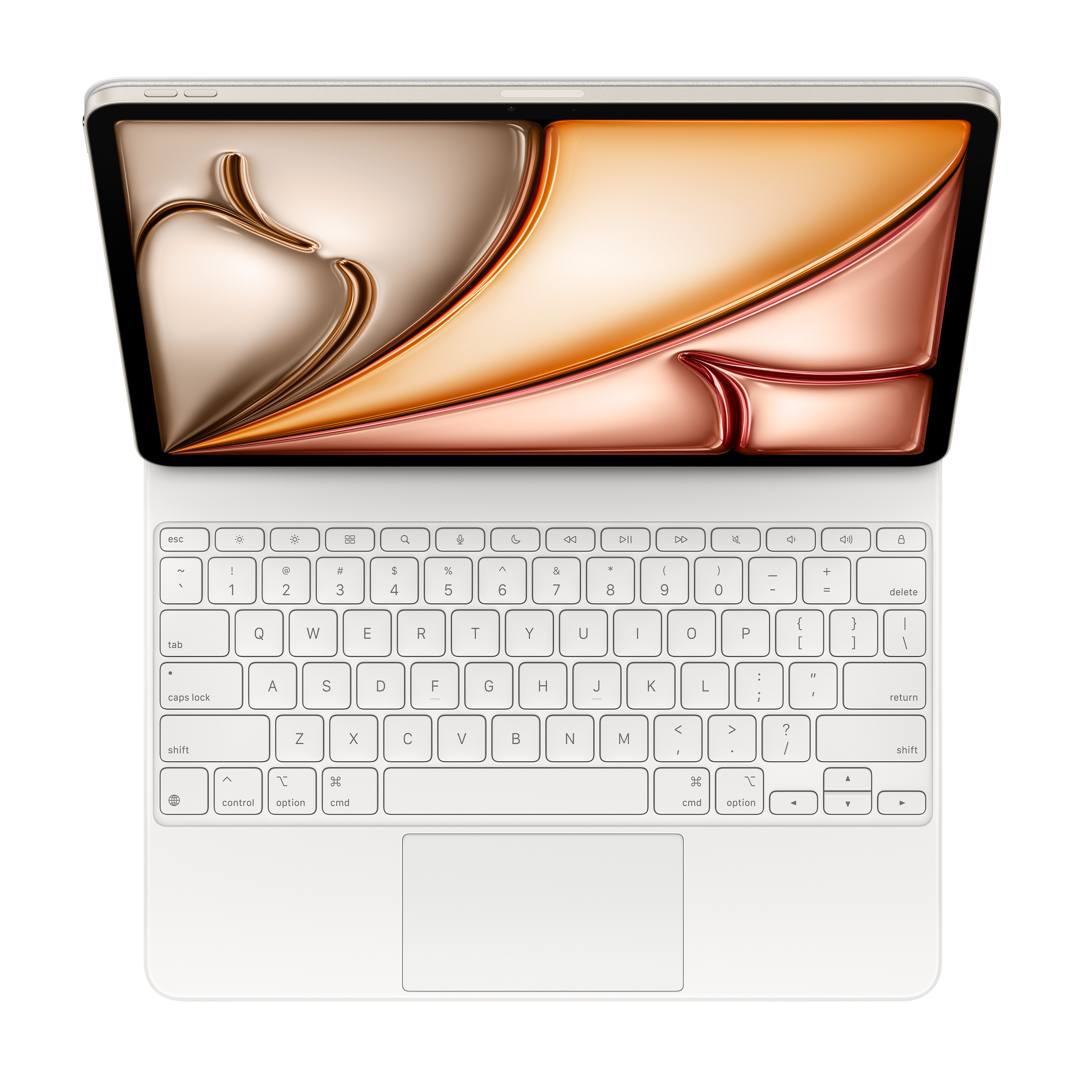 13インチiPad Air（M3）用Magic Keyboard - 英語（US） - ホワイト