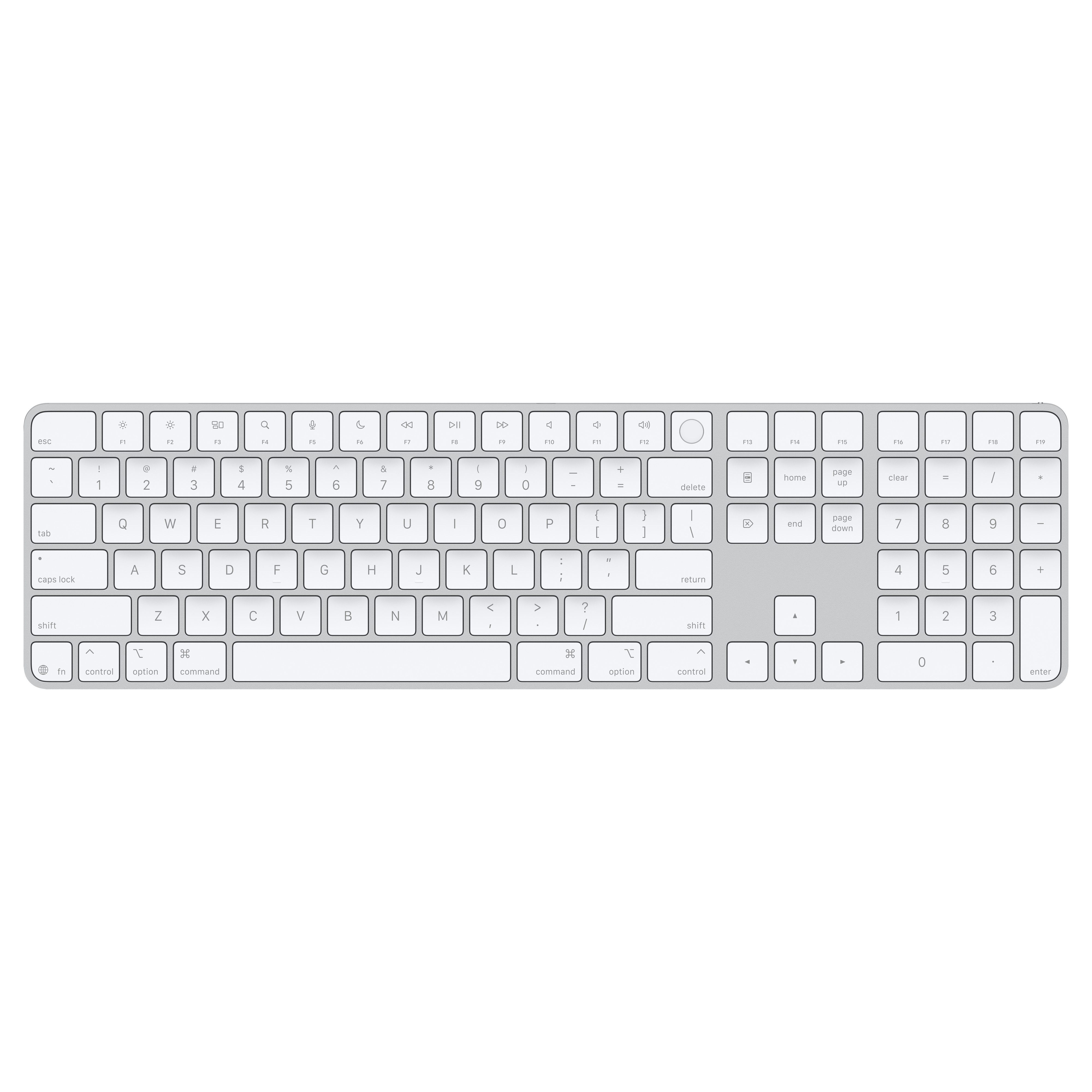 Magic Keyboard with Touch ID and Numeric Keypad for Mac models