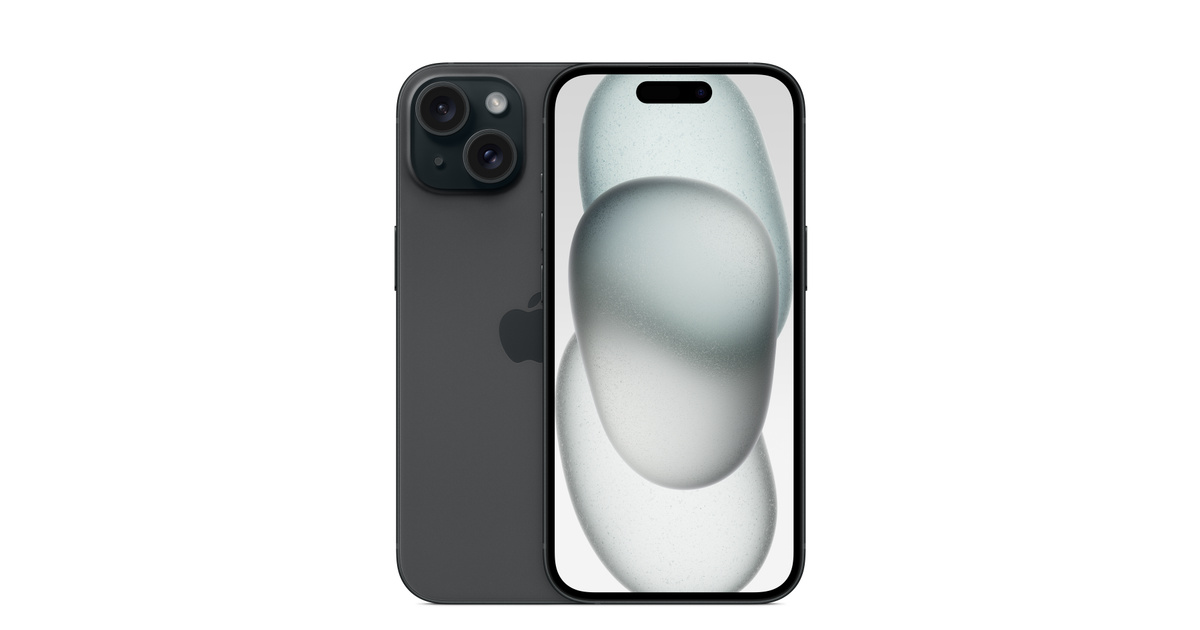 Refurbished iPhone 15 128GB - Black (SIM-Free) - Apple (CA)