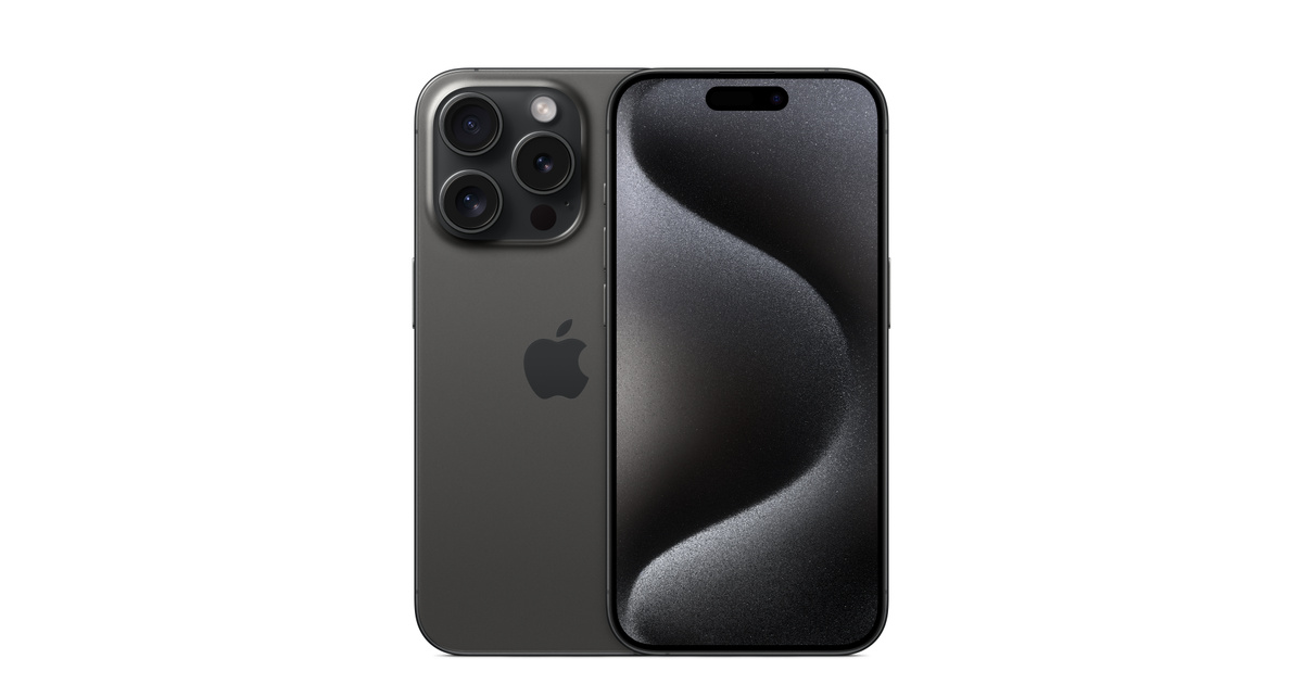 iPhone 15 Pro 128GB - ブラックチタニウム（SIMフリー）[整備済製品