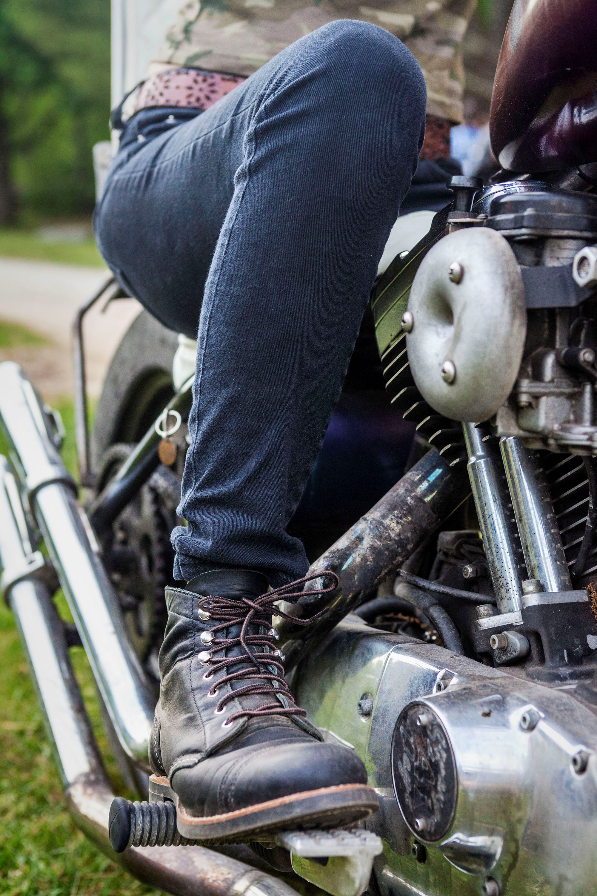 RED WING】 W'S IRON RANGER(5H(22.5cm) BLACK BOUNDARY): Red Wing