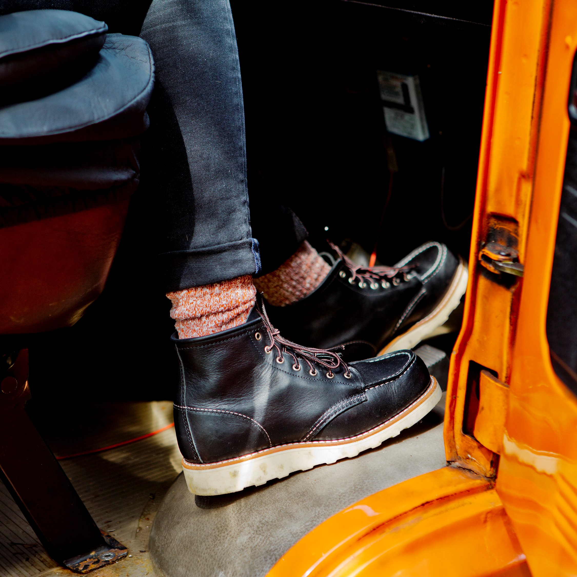 RED WING】 W'S 6' CLASSIC MOC(5H(22.5cm) BLACK BOUNDARY): Red Wing