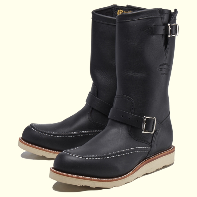 CHIPPEWA 1901M00 11-IN HIGHLANDER(9H(27.5cm) BLACK ODESSA): GOOD