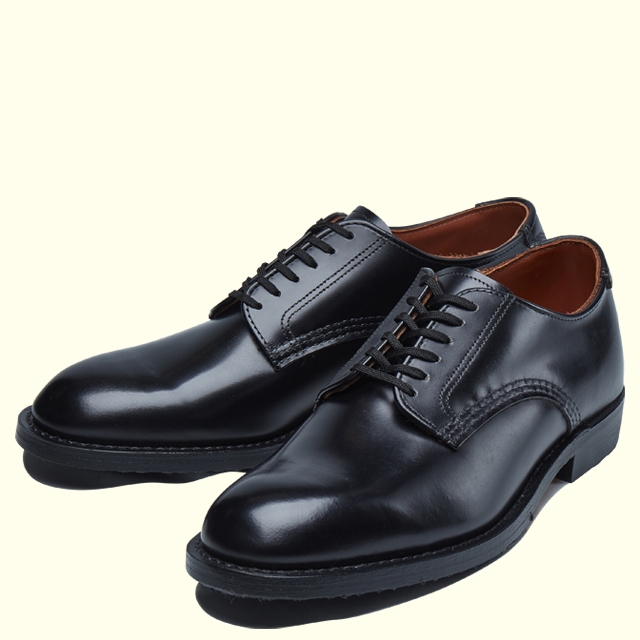 REDWING MIL1 BLUCHER OXFORD 9087(D)(9(27.0cm) BLACK ESQUIRE): Red