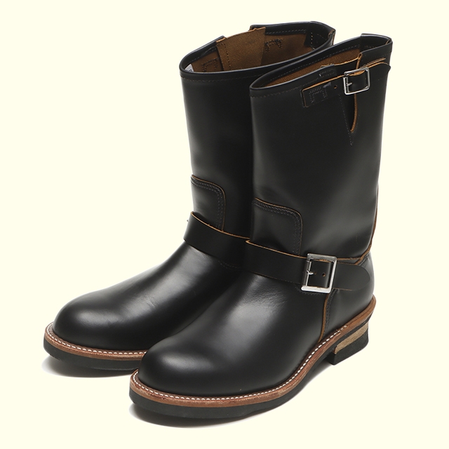 REDWING】11'' ENGINEER 2966(D)(6H(24.5cm) BLACK): Red Wing Shoes