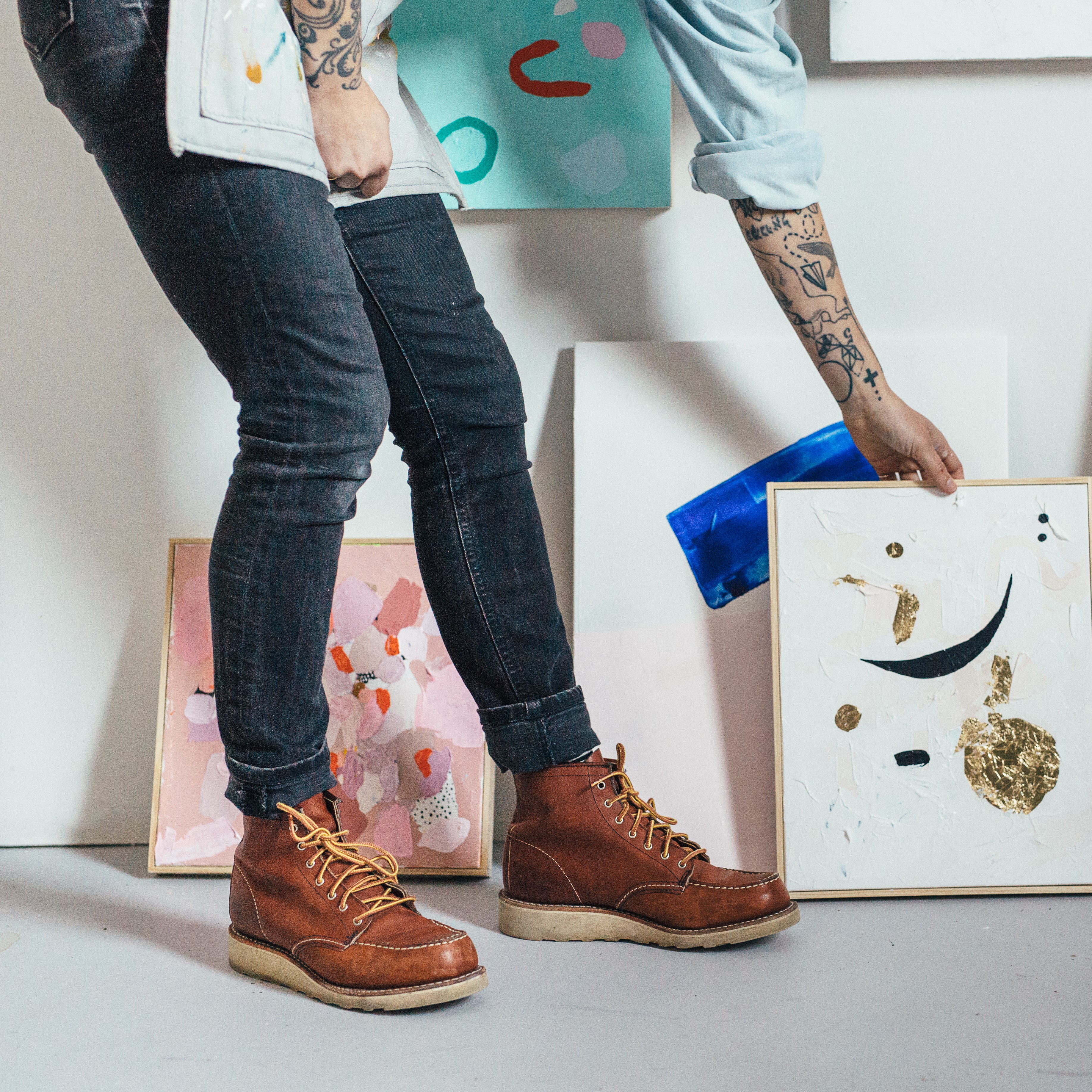 RED WING】 W'S 6' CLASSIC MOC(5H(22.5cm) ORO LEGACY): Red Wing