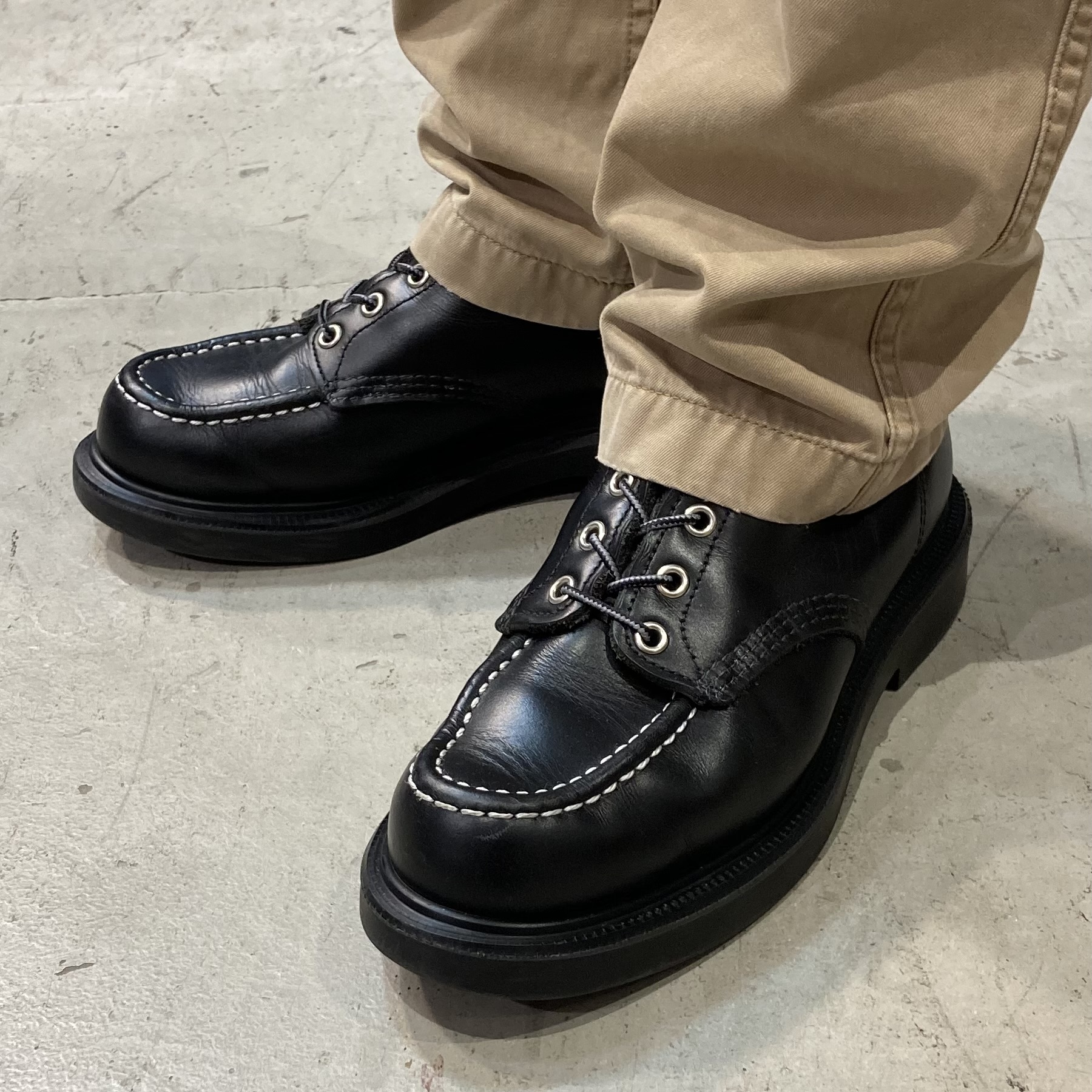 REDWING】 SUPERSOLE 6' MOC-TOE 8133(E)(6H(24.5cm) BLACK CHROME