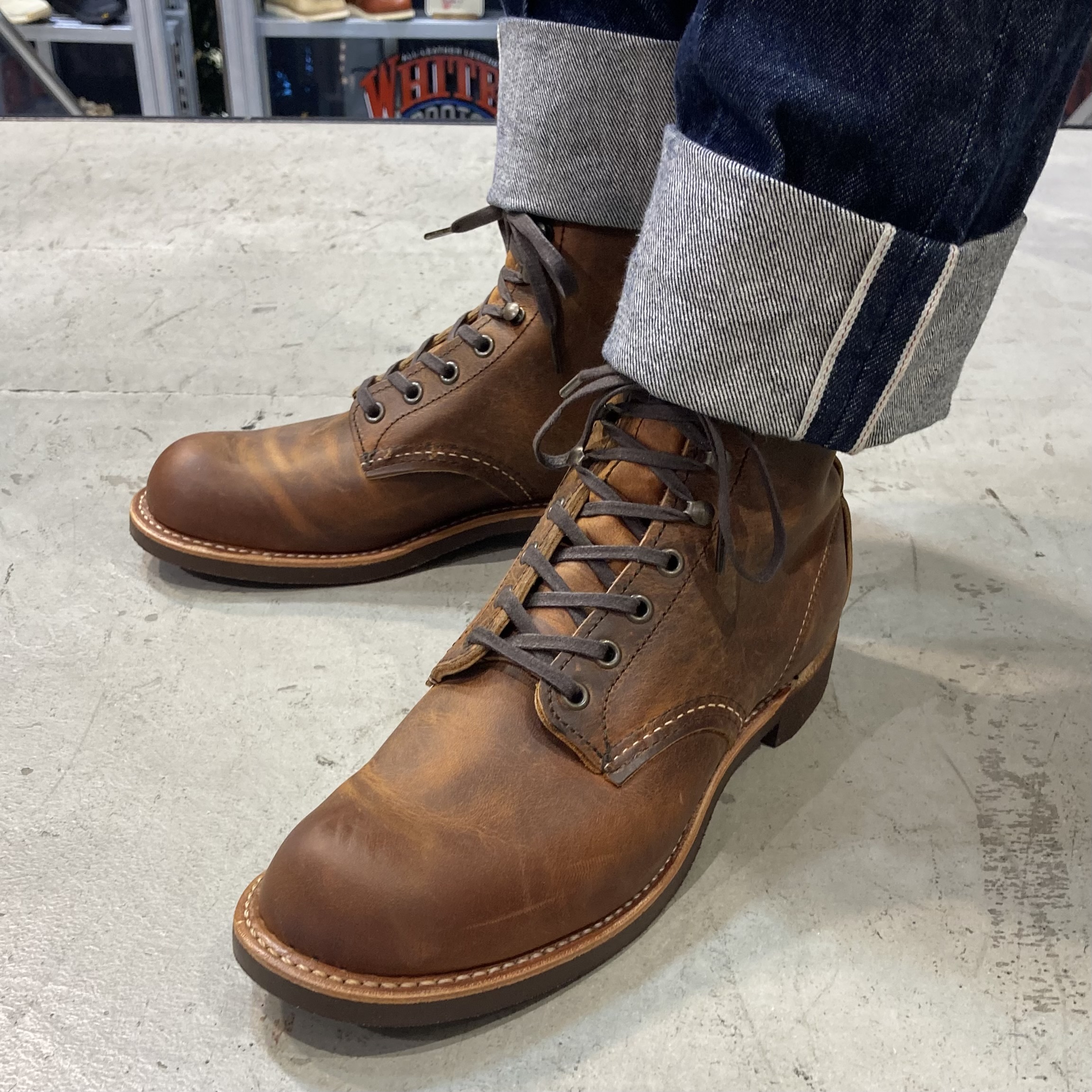 RED WING】 BLACKSMITH 3343(D)(6H(24.5cm) CAPPER): Red Wing Shoes