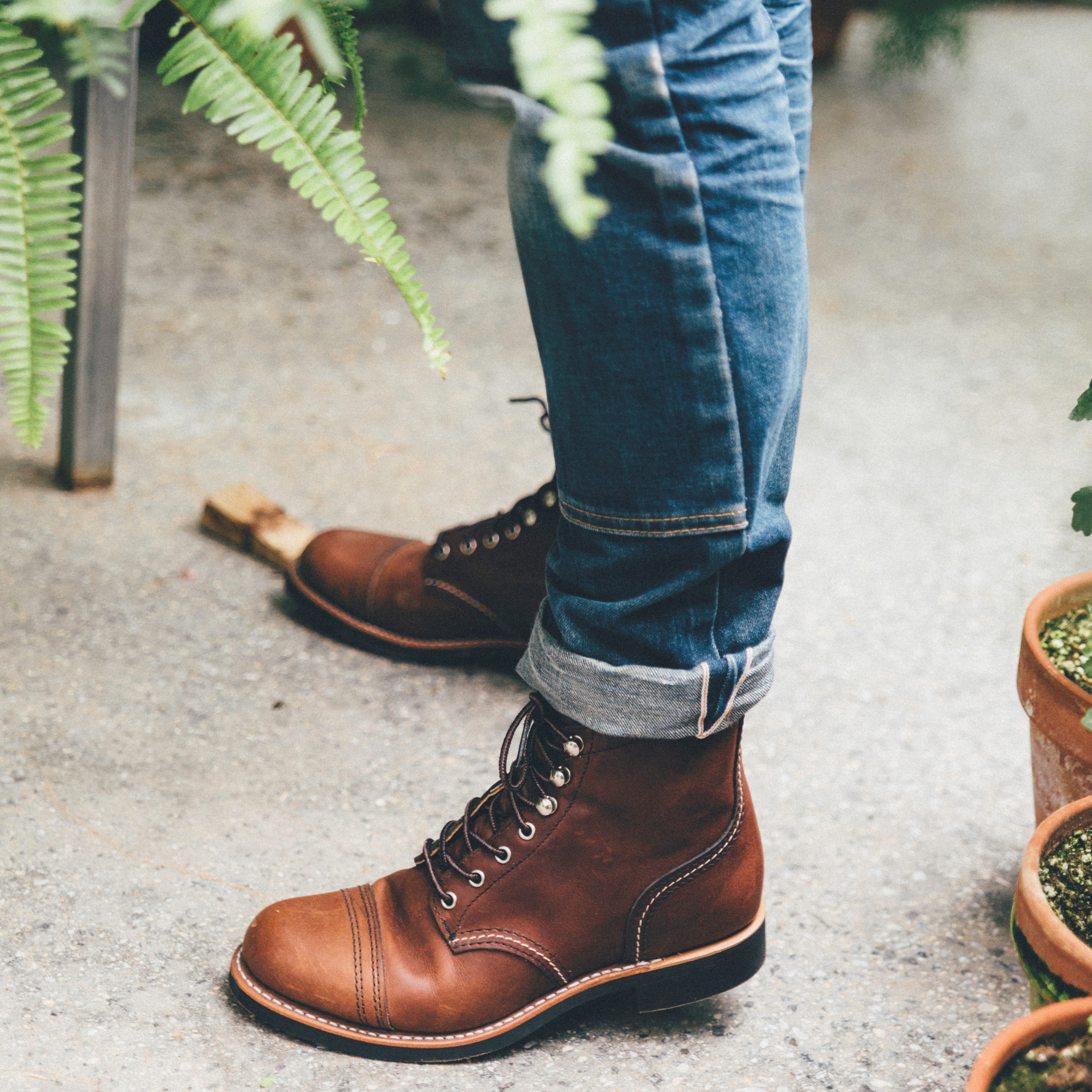 RED WING】 W'S IRON RANGER(5H(22.5cm) AMBER HERNESS): Red Wing