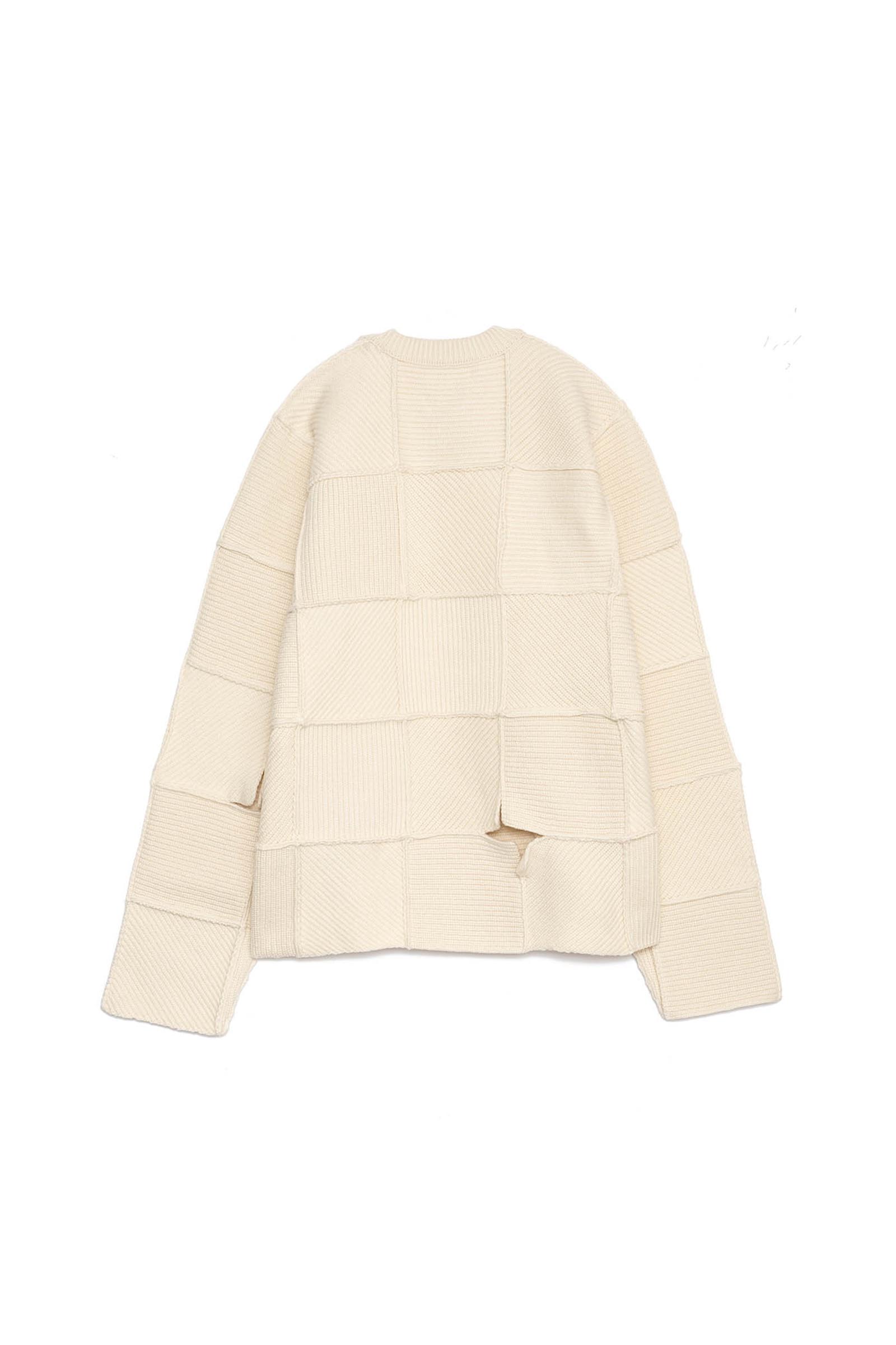 YOKE / PATCHWORK RIB SWEATER – carol ONLINE STORE