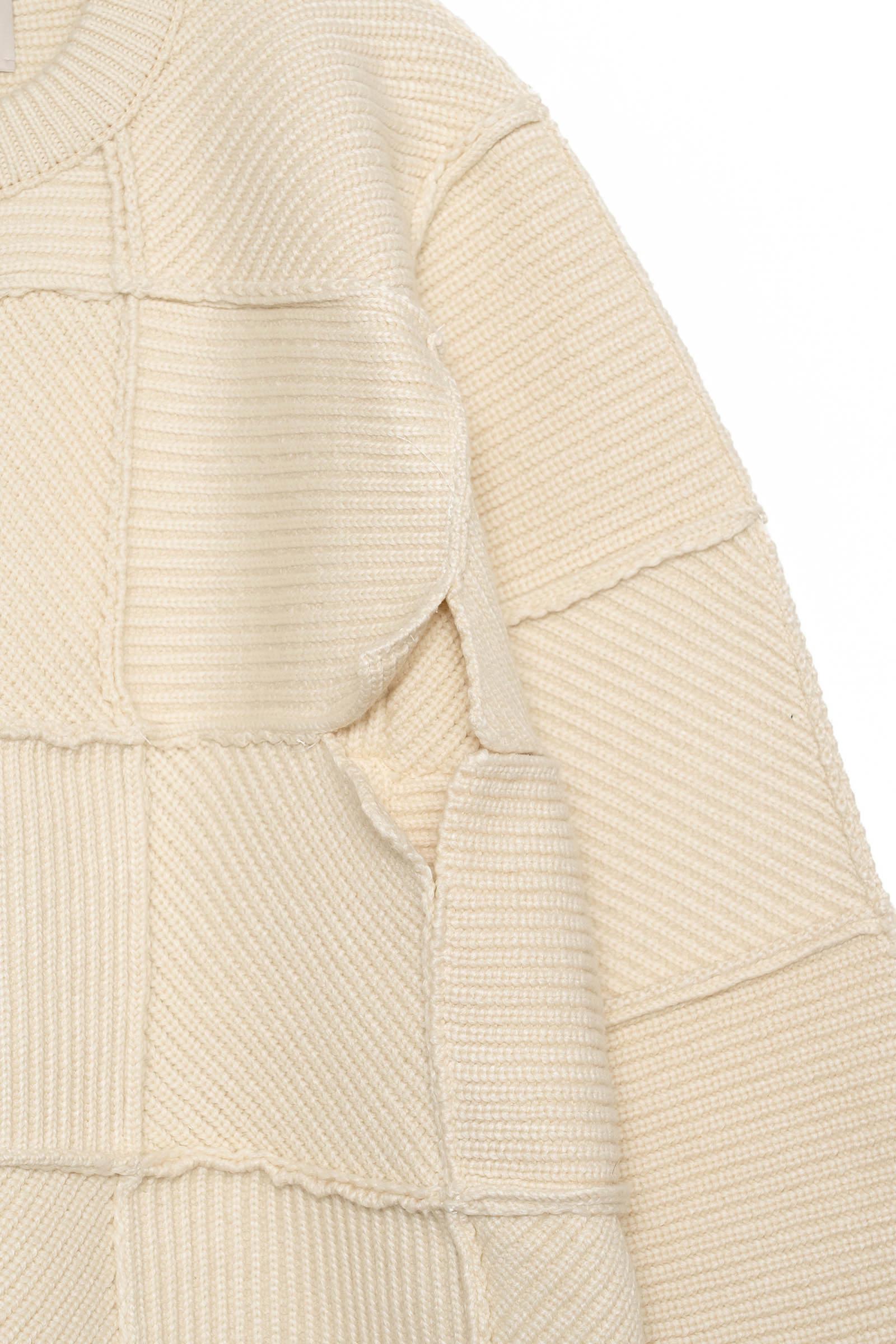 YOKE / PATCHWORK RIB SWEATER – carol ONLINE STORE