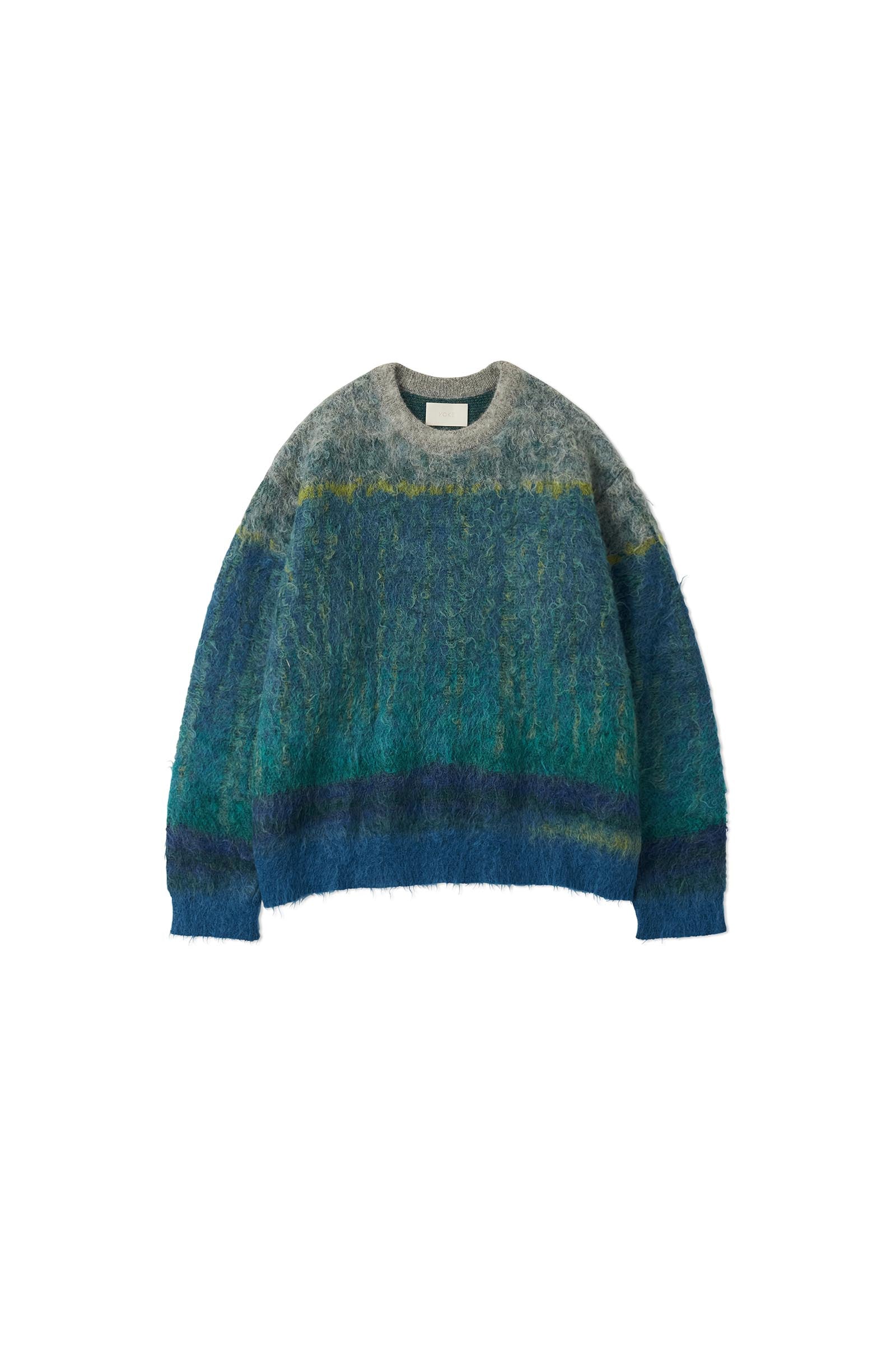 YOKE / TREE JACQARD MOHAIR SWEATER – carol ONLINE STORE
