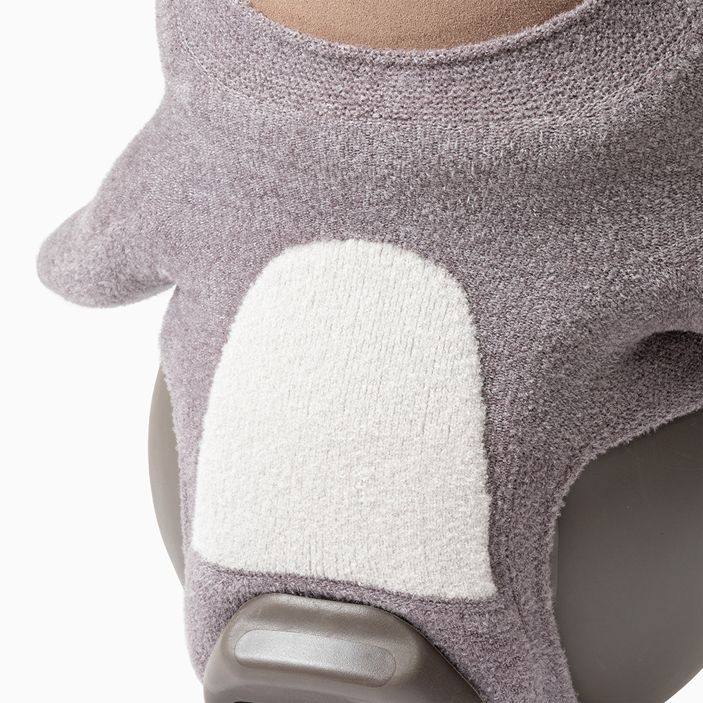 ペンギンニット らぼはな付き (チャコールグレー) | LOVOT ウェブストア