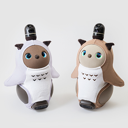 みみずくベロアカットソー(ブラウン) | LOVOT ウェブストア