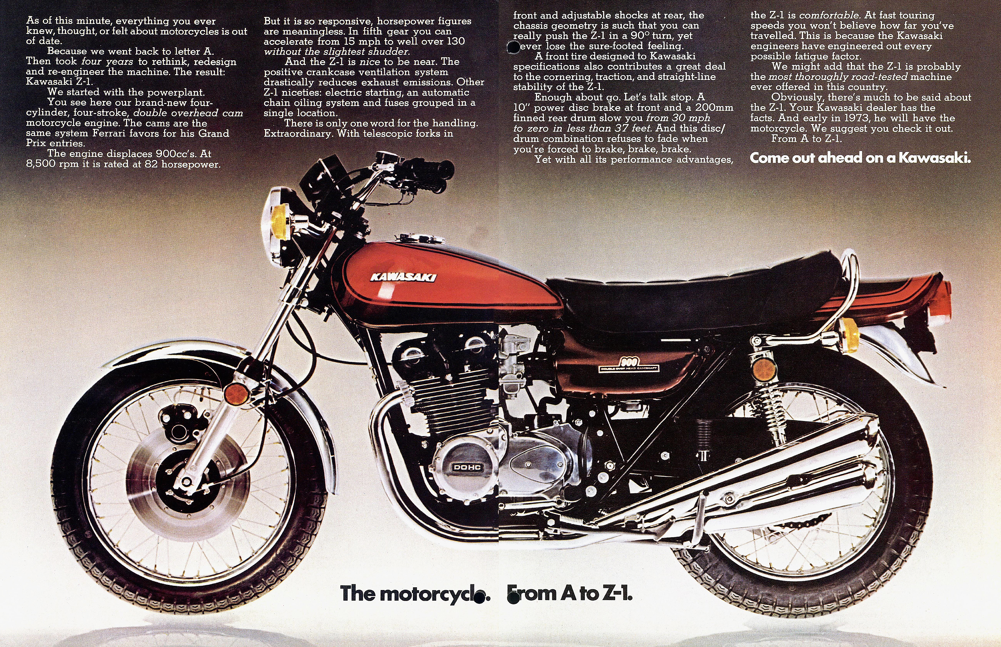 The Original 1970s Superbike: One-Owner 1973 Kawasaki Z-1 Offered