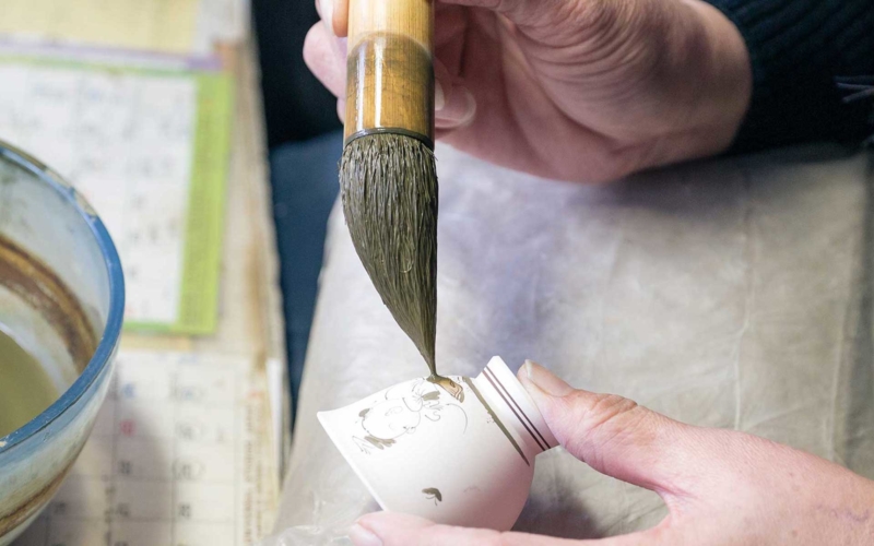 トラ虎猫焼物置物 鍋島大川内焼 代表作品 江戸期 献上の一品 トラ虎猫