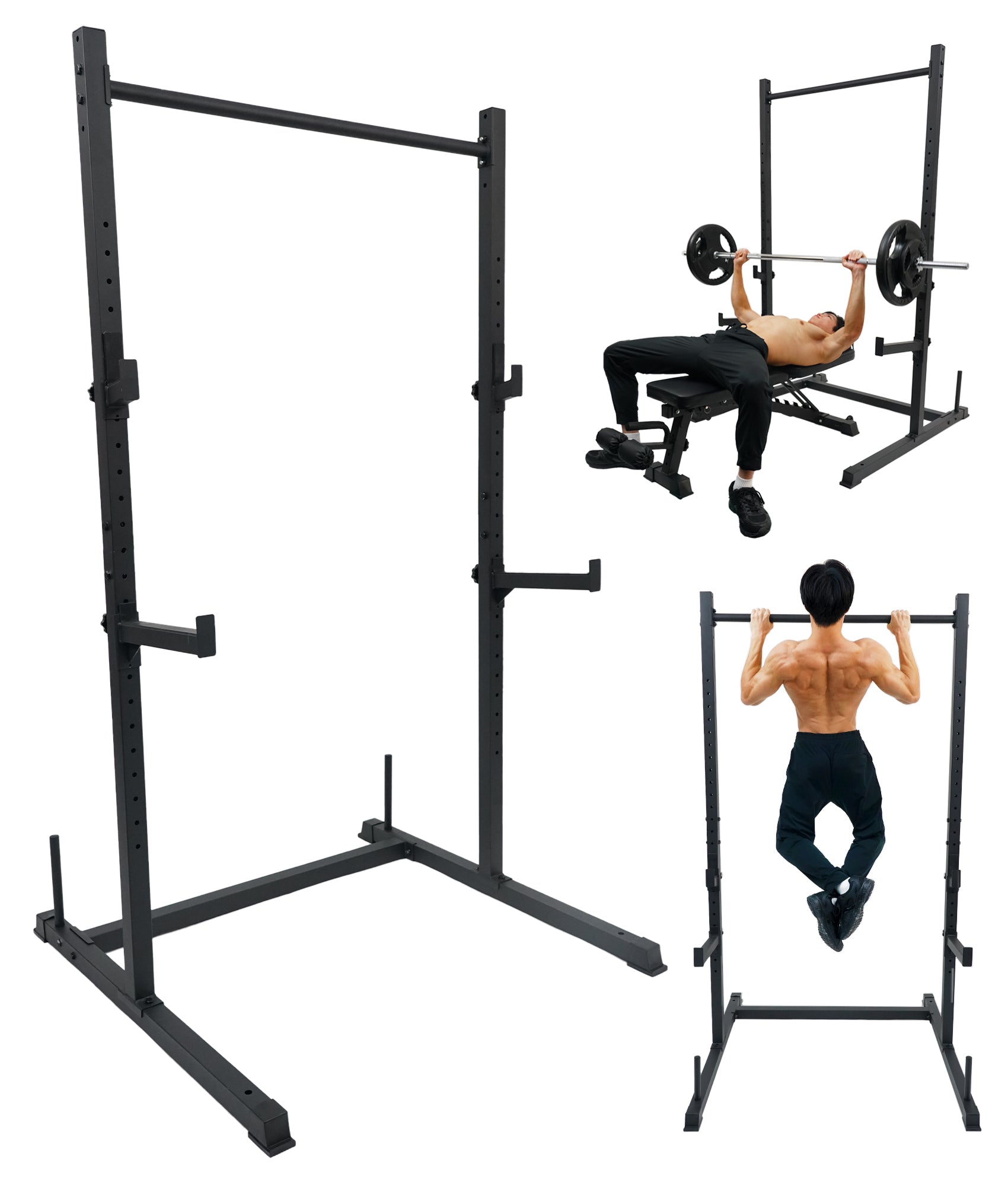 懸垂マシン ラック型 25段階調整 BIG3対応 耐荷重300kg ホームジム 365