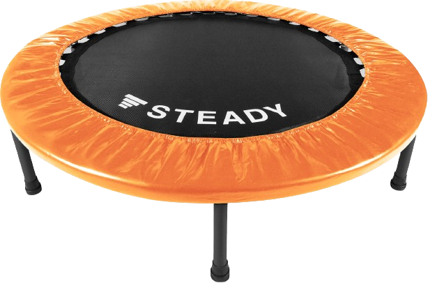 トランポリン 室内 静音 子供 大人 耐荷重150kg 365日保証 ST134 STEADY