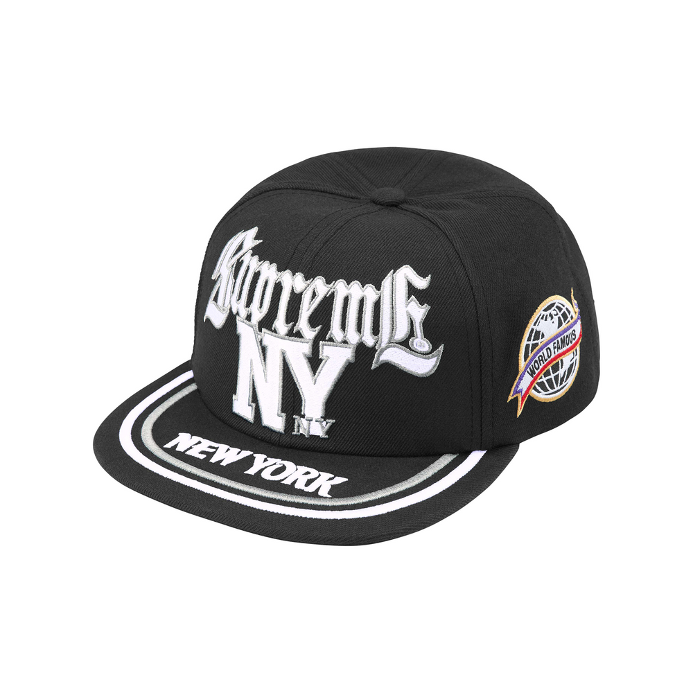 Supreme New York 6-Panel Cap Black (SS25) – STEALPLUG KL