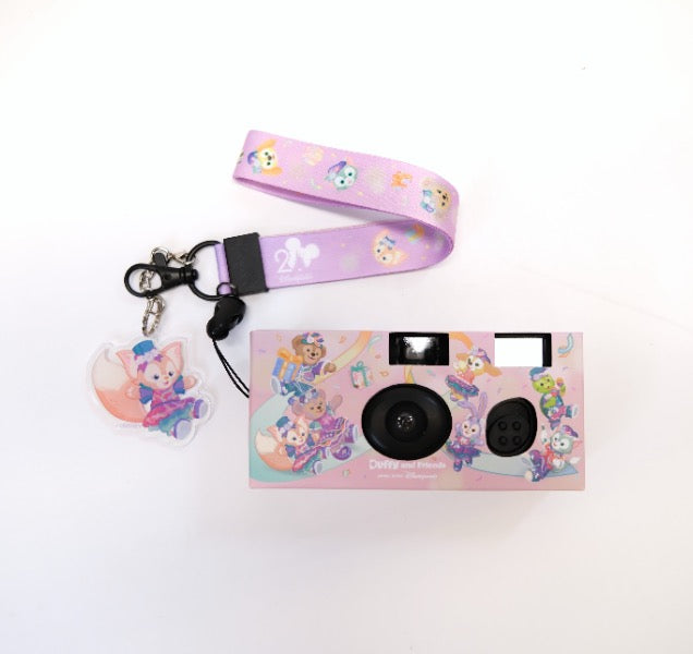 20周年 ダッフィーフレンズ FUJIFILM カメラ リーナベル ストラップ